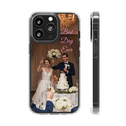 Personalized Clear Impact-Resistant Phone Case — Custom Photo & Message - Ramshackle Shack