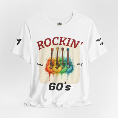 Watercolor Rainbow Guitars T Shirt  Acoustic Guitar Art Tee - Ramshackle Shack
