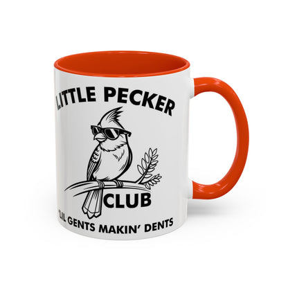 Funny 'Little Pecker Club' Coffee Mug — 11oz/15oz Ceramic Novelty Cup - Ramshackle Shack