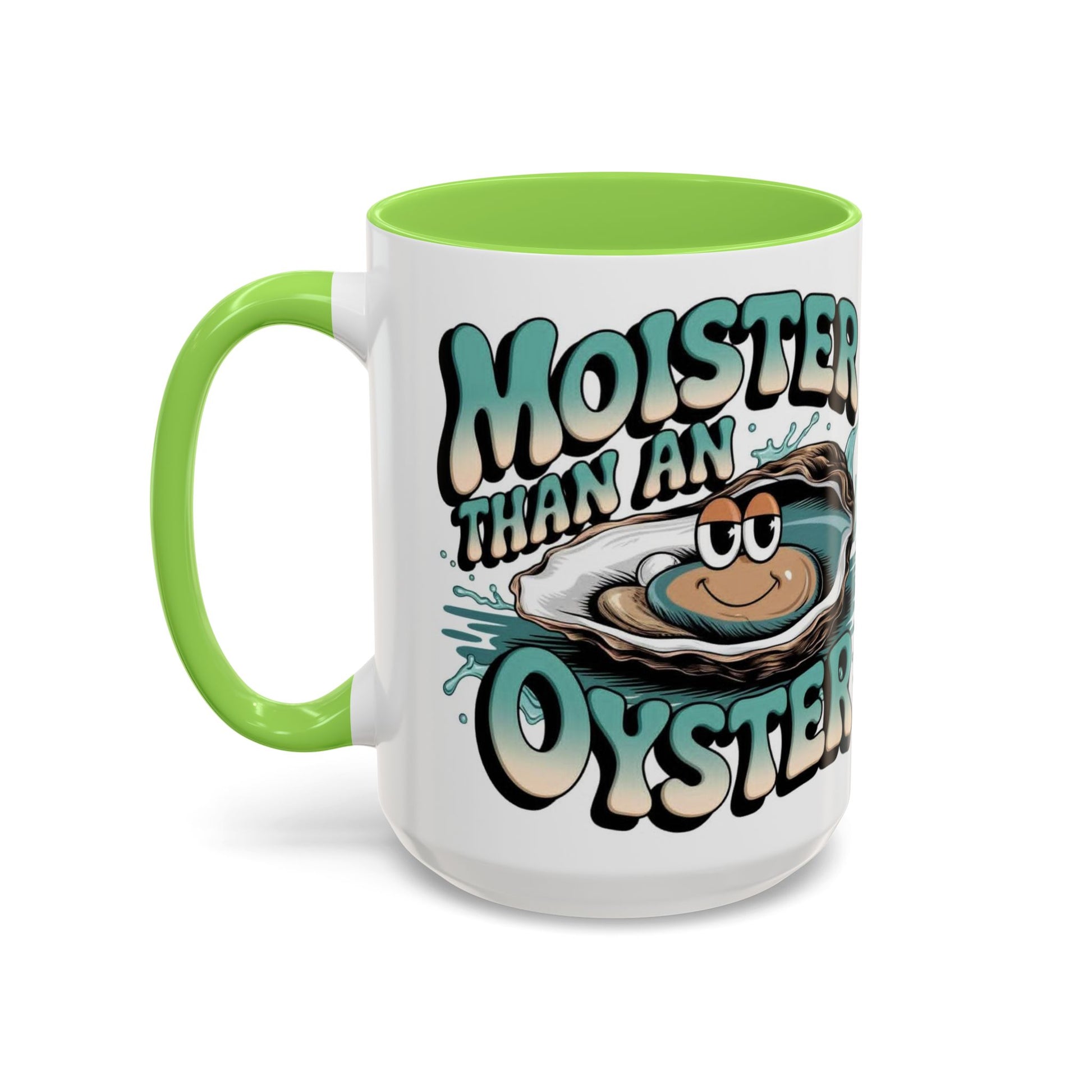 Moister Than An Oyster Coffee Mug — Funny Retro Oyster Seafood Gift (11oz, 15oz) - Ramshackle Shack