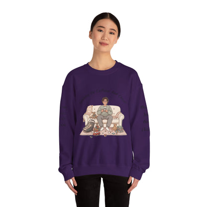 Tired Parent Candid Humor Sweatshirt | mom humor, parenting meme - Ramshackle Shack