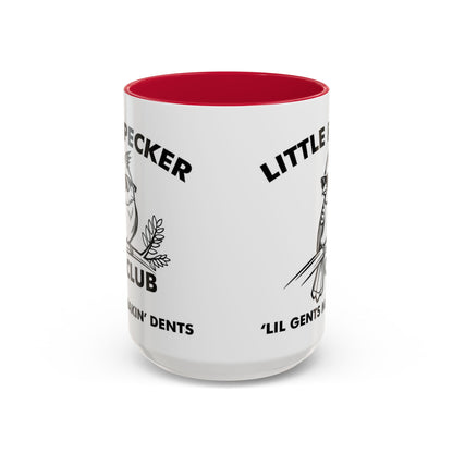 Funny 'Little Pecker Club' Coffee Mug — 11oz/15oz Ceramic Novelty Cup - Ramshackle Shack