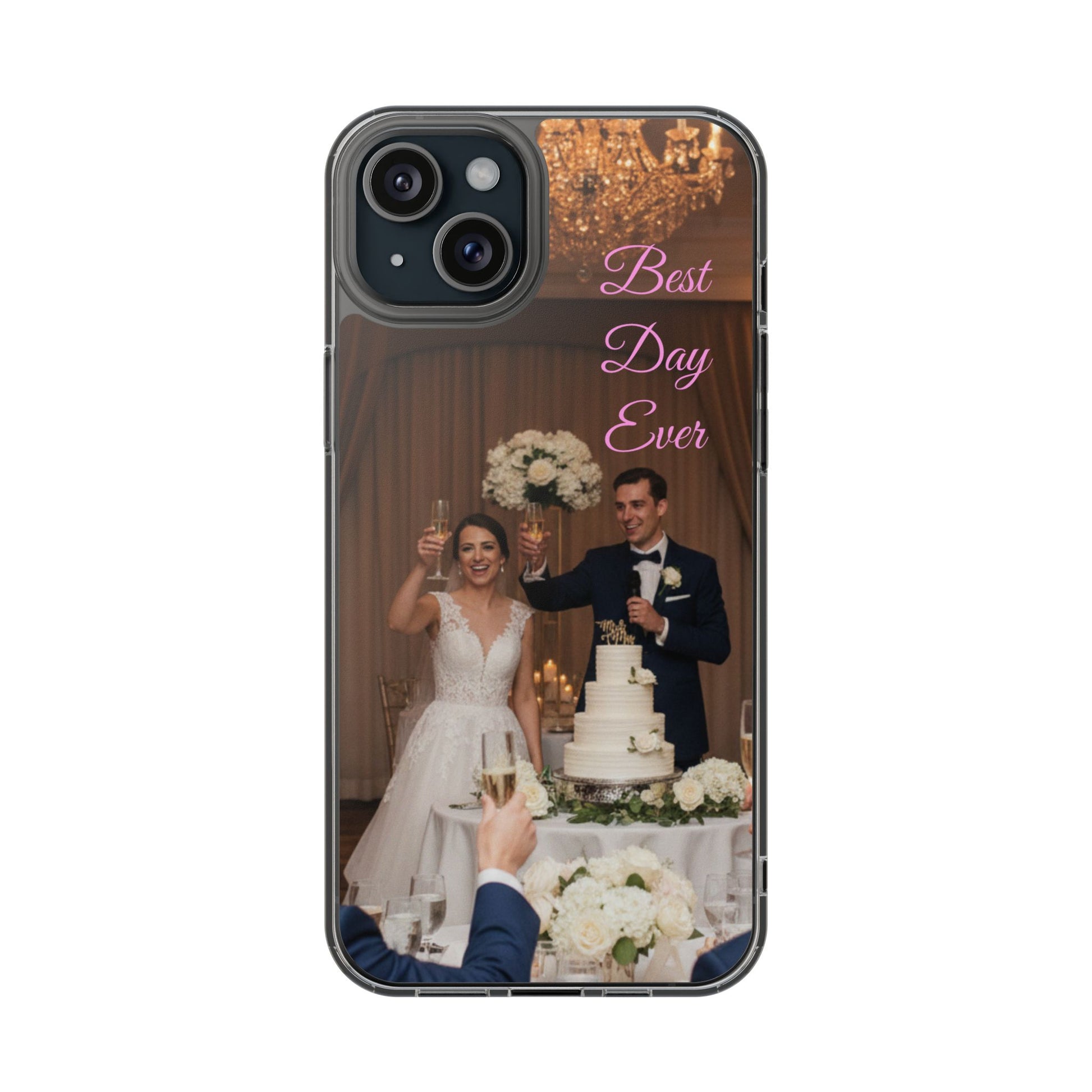 Personalized Clear Impact-Resistant Phone Case — Custom Photo & Message - Ramshackle Shack