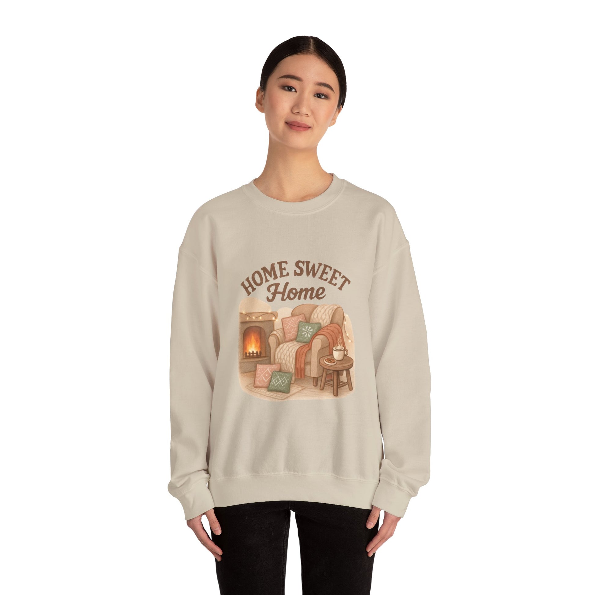 Home Sweet Home Crewneck Sweatshirt — Cozy Welcome Pullover - Ramshackle Shack
