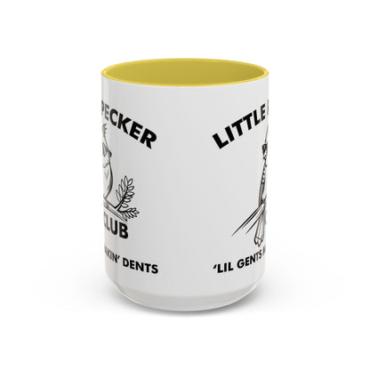 Funny 'Little Pecker Club' Coffee Mug — 11oz/15oz Ceramic Novelty Cup - Ramshackle Shack