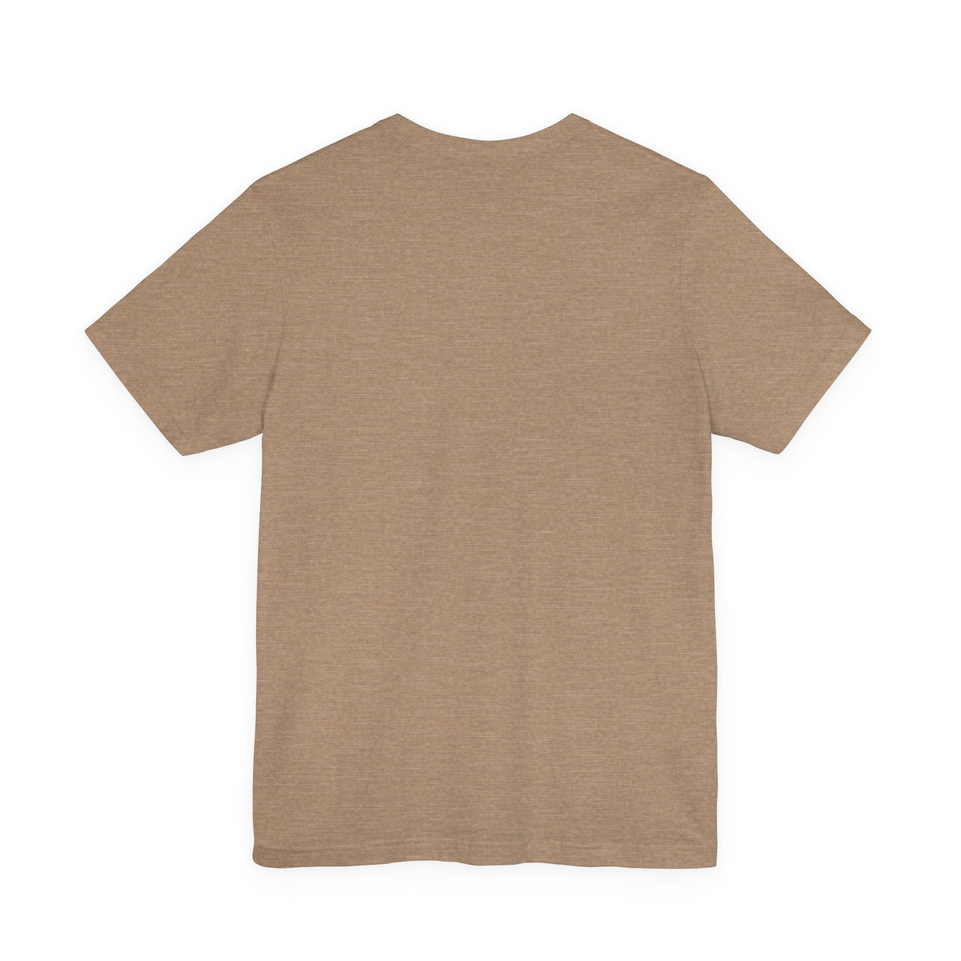 Gray T-shirt featuring a cartoon capybara in a suit with "Stuck on Repeat" text and space for a personalized nameplate print.