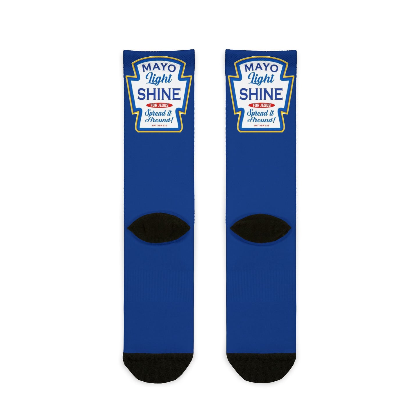 Mayo Light Shine Spread It Around Crew Socks - Ramshackle Shack