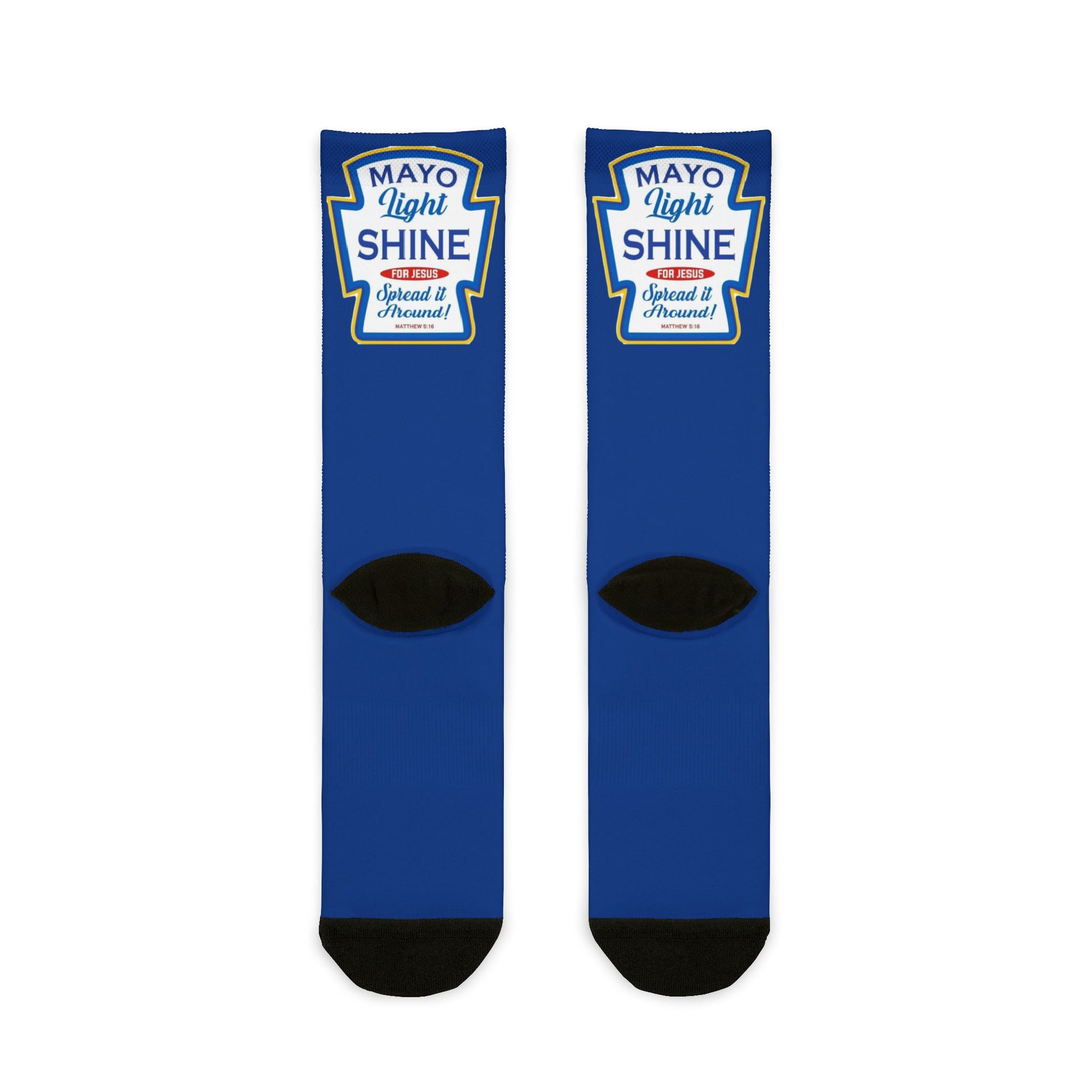Mayo Light Shine Spread It Around Crew Socks - Ramshackle Shack