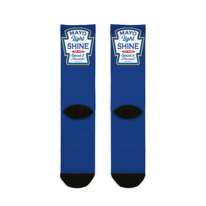 Mayo Light Shine Spread It Around Crew Socks - Ramshackle Shack