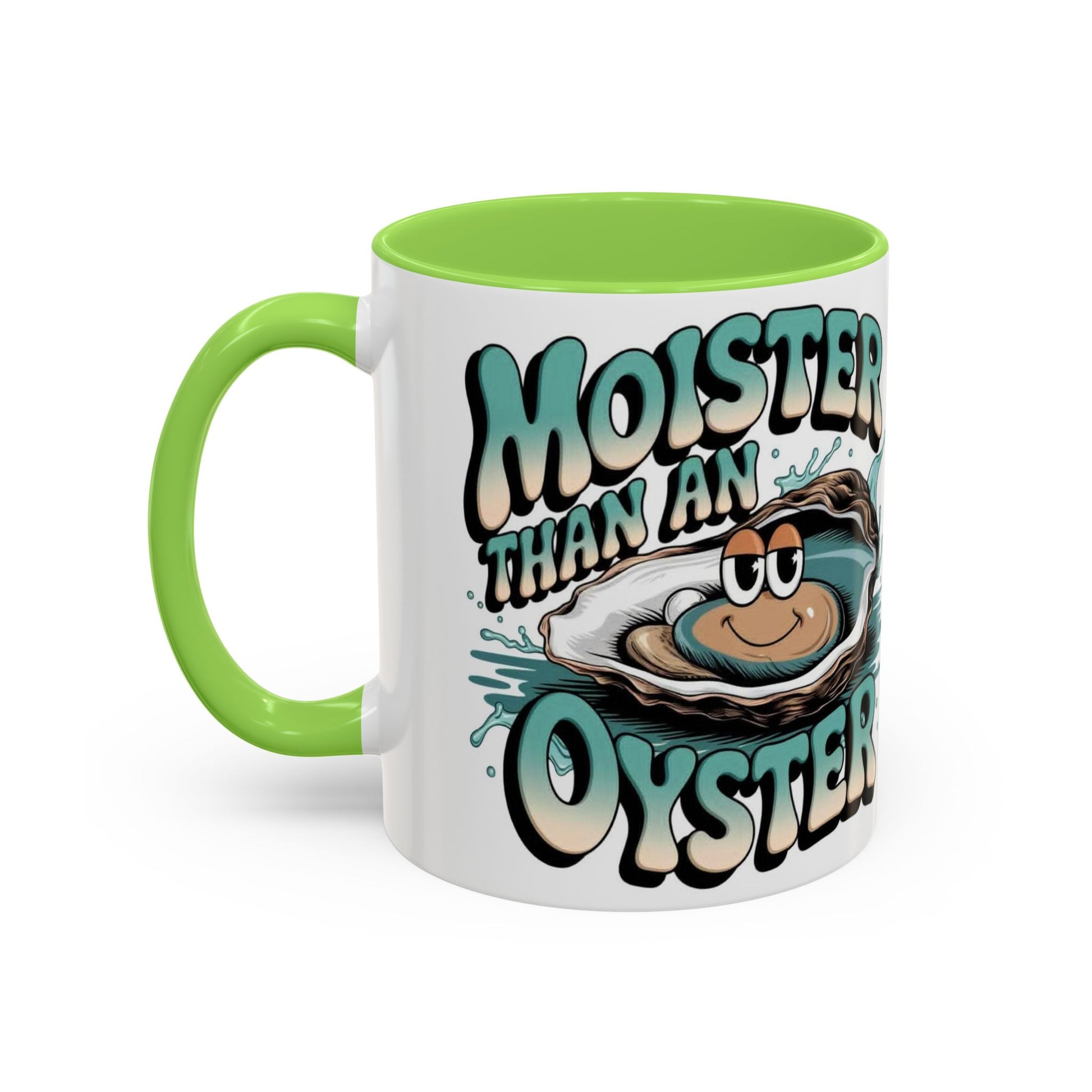 Moister Than An Oyster Coffee Mug — Funny Retro Oyster Seafood Gift (11oz, 15oz) - Ramshackle Shack