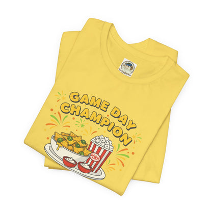 Game Day Champion Tee | Super Bowl Party, Game Day Humor - Ramshackle Shack