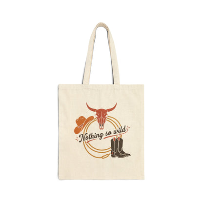 Minimal Desert Sunset Tote bag by Printify featuring cowboy chic Western design and sunset artwork on durable bags.