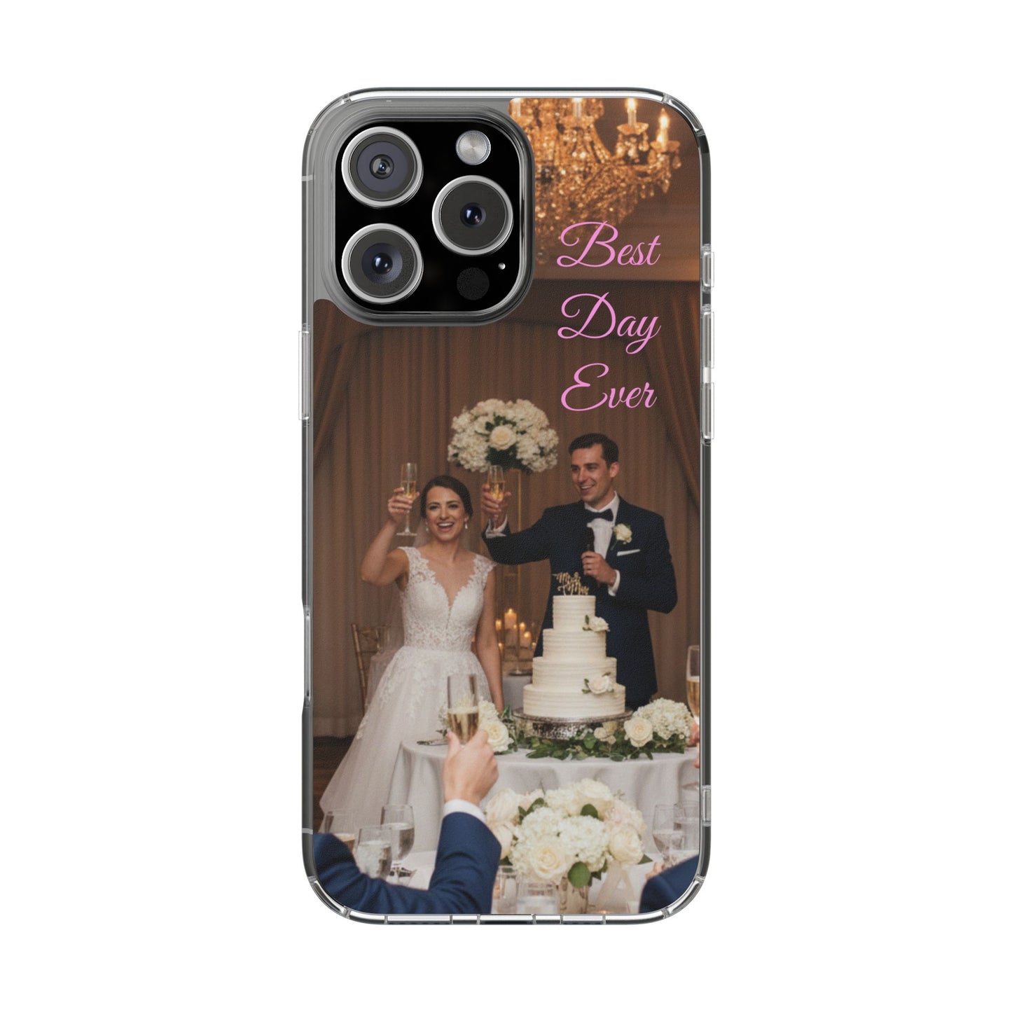 Personalized Clear Impact-Resistant Phone Case — Custom Photo & Message - Ramshackle Shack