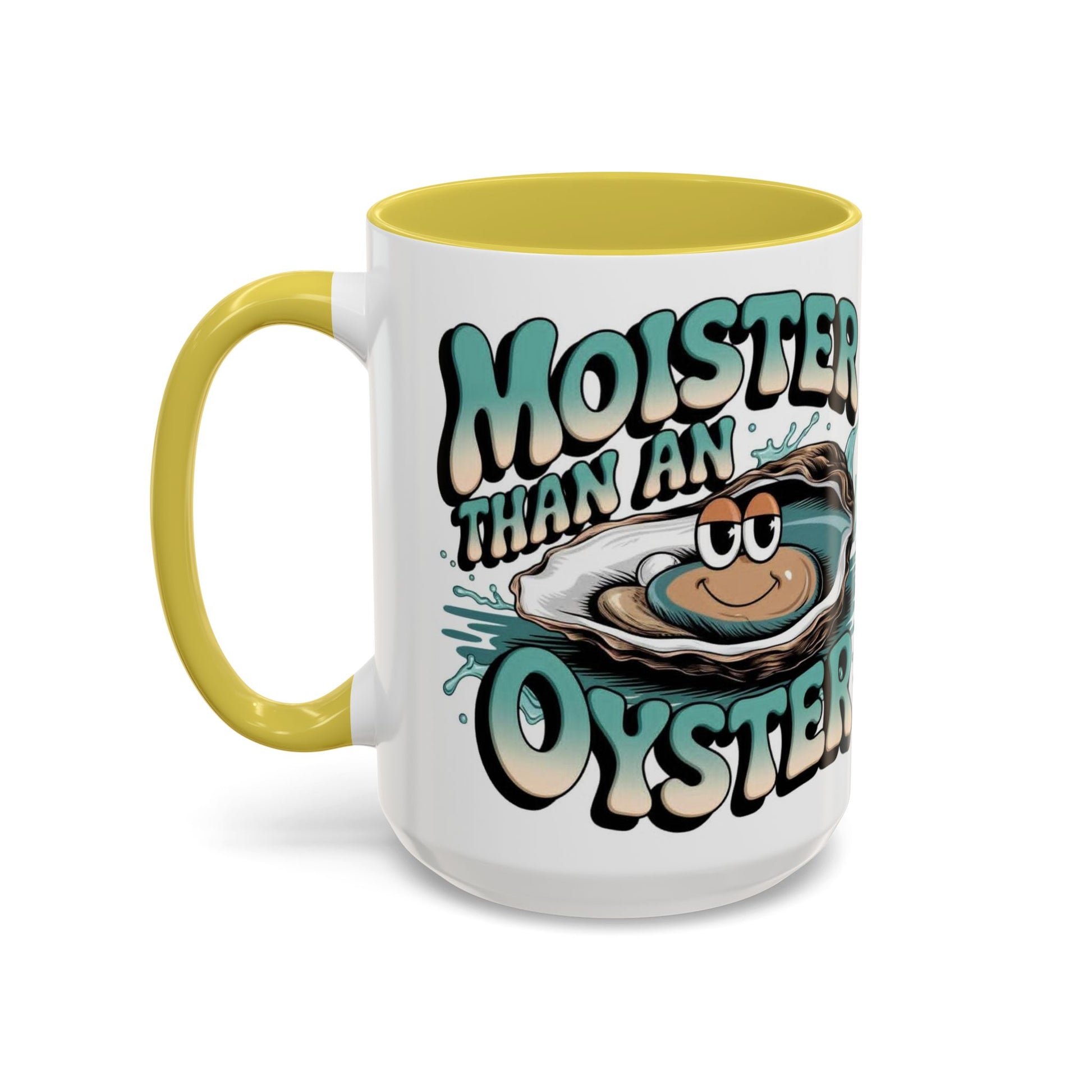 Moister Than An Oyster Coffee Mug — Funny Retro Oyster Seafood Gift (11oz, 15oz) - Ramshackle Shack