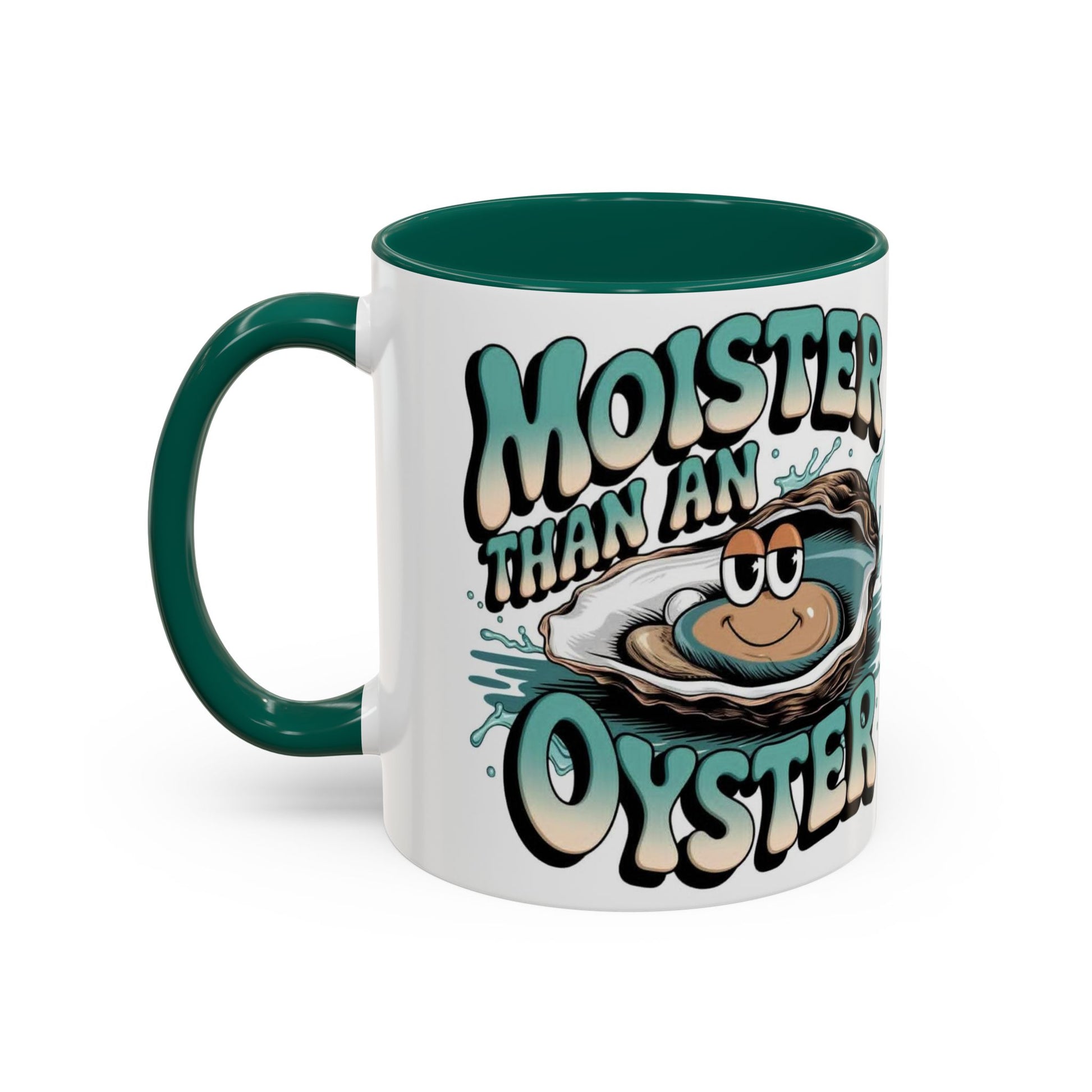 Moister Than An Oyster Coffee Mug — Funny Retro Oyster Seafood Gift (11oz, 15oz) - Ramshackle Shack