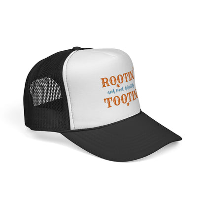 Trucker Cap — "Rootin and Most Definitely Tootin" Retro Country Hat - Ramshackle Shack