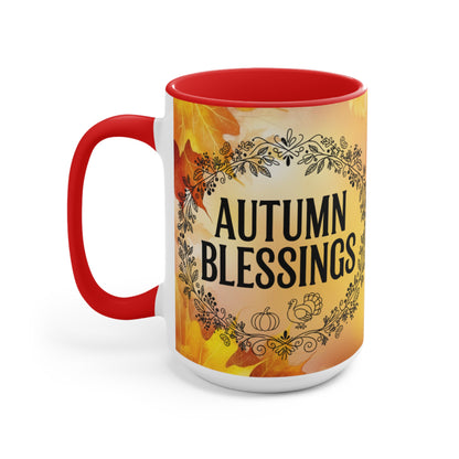 Mug - Autumn Blessings Coffee Cup for Fall Season - Ramshackle Shack