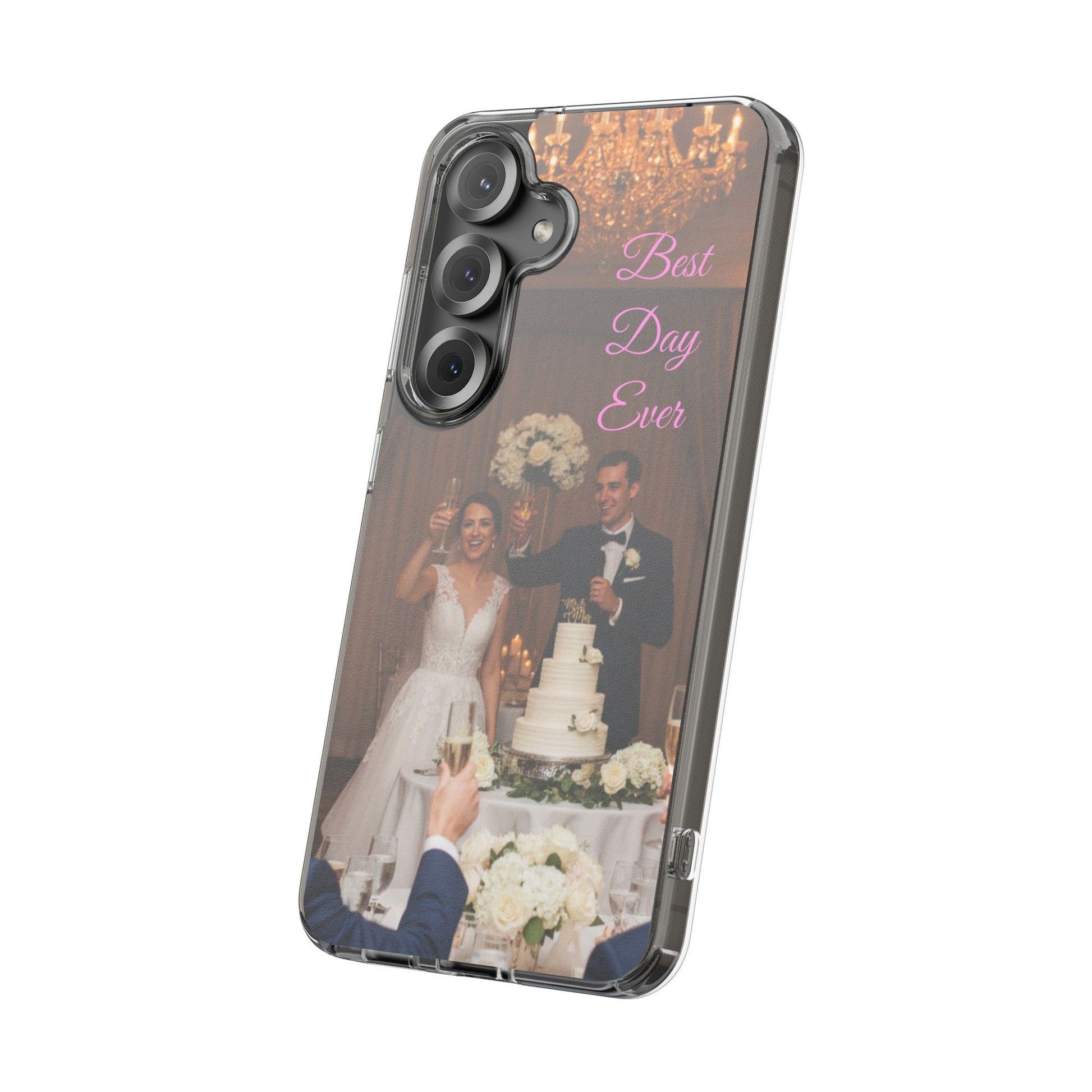 Personalized Clear Impact-Resistant Phone Case — Custom Photo & Message - Ramshackle Shack
