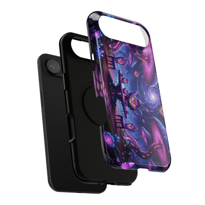 Psychedelic Mushroom Galaxy Phone Case — Impact-Resistant - Ramshackle Shack