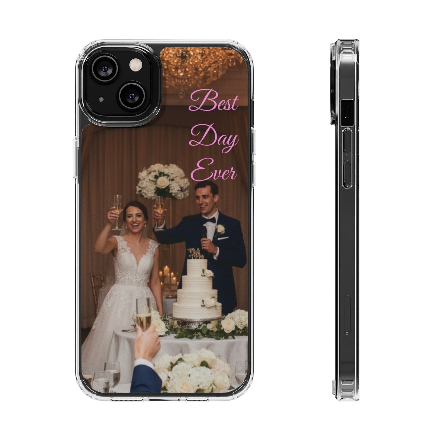 Personalized Clear Impact-Resistant Phone Case — Custom Photo & Message - Ramshackle Shack