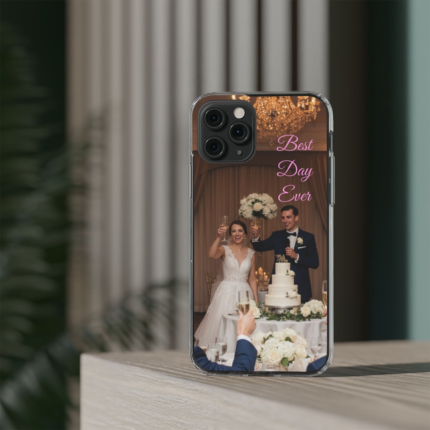 Personalized Clear Impact-Resistant Phone Case — Custom Photo & Message - Ramshackle Shack