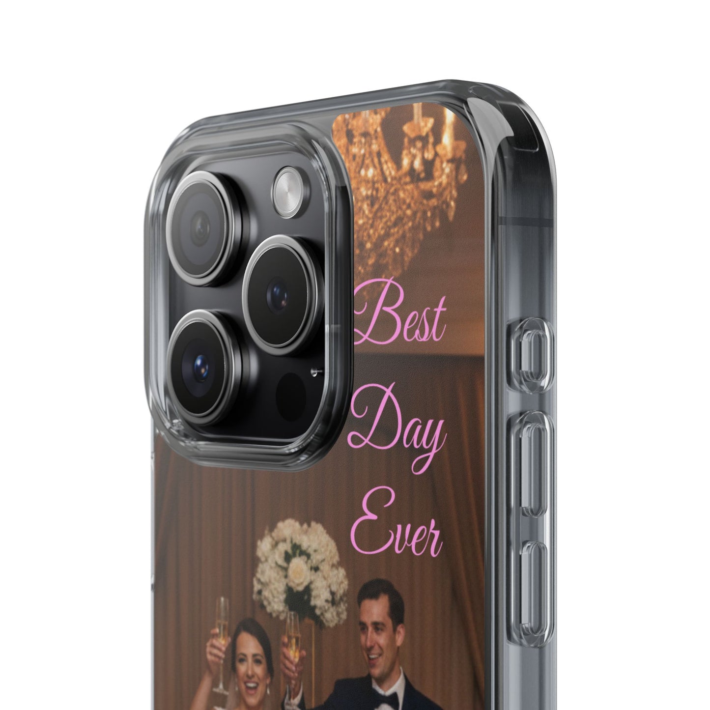 Personalized Clear Impact-Resistant Phone Case — Custom Photo & Message - Ramshackle Shack