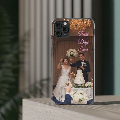 Personalized Clear Impact-Resistant Phone Case — Custom Photo & Message - Ramshackle Shack