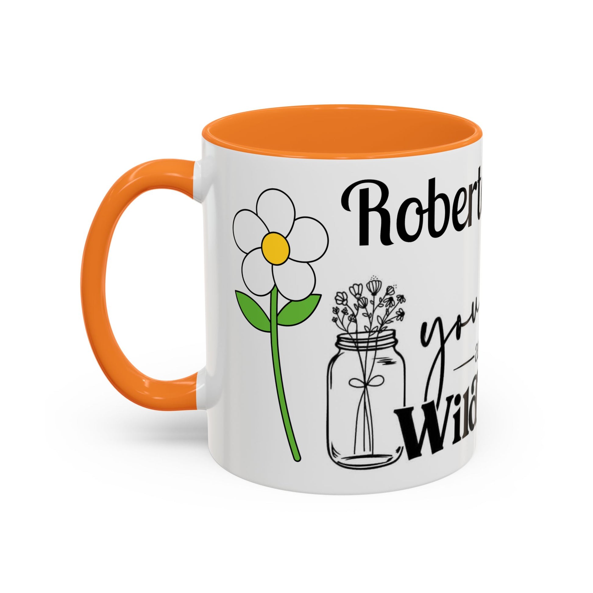 You Belong Among the Wildflowers Daisy Mug — Custom Name Colorful 11oz & 15oz - Ramshackle Shack