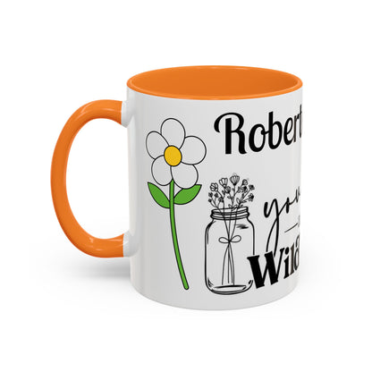 You Belong Among the Wildflowers Daisy Mug — Custom Name Colorful 11oz & 15oz - Ramshackle Shack