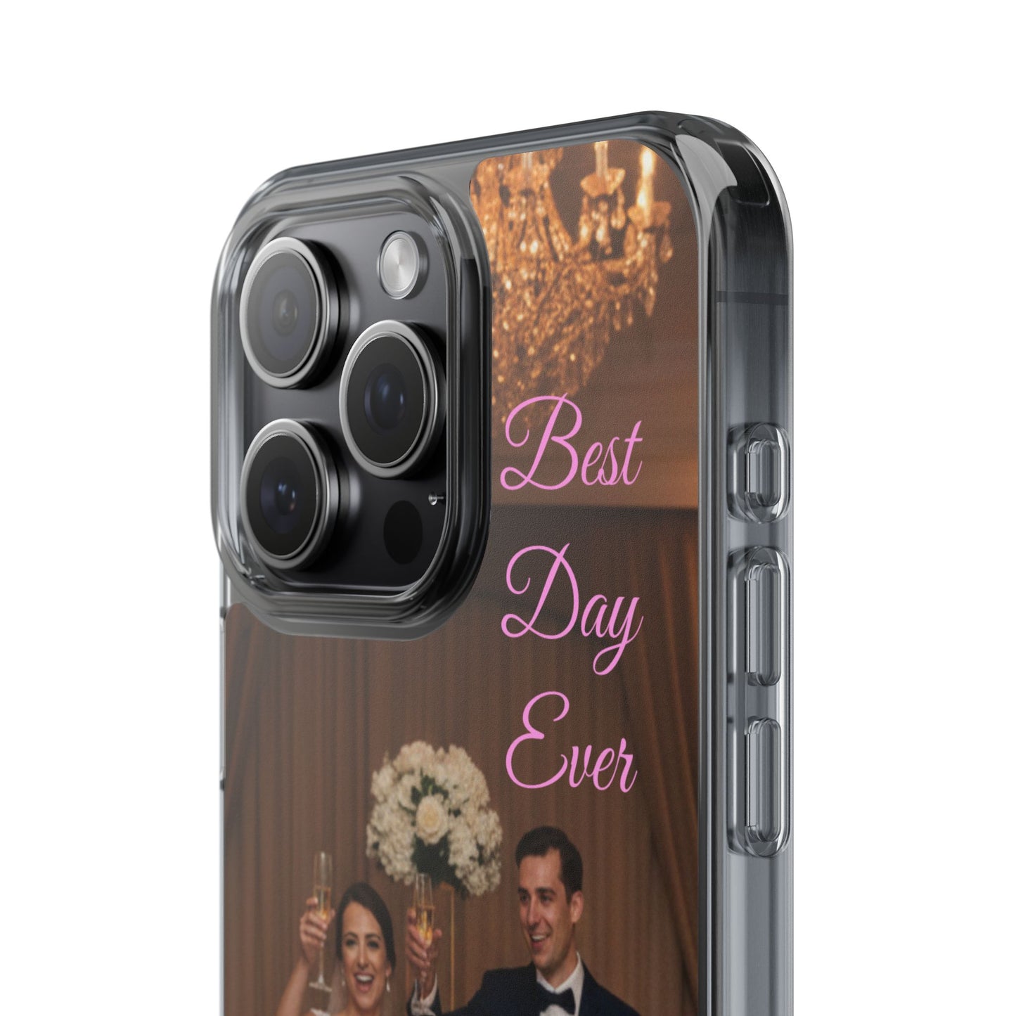 Personalized Clear Impact-Resistant Phone Case — Custom Photo & Message - Ramshackle Shack