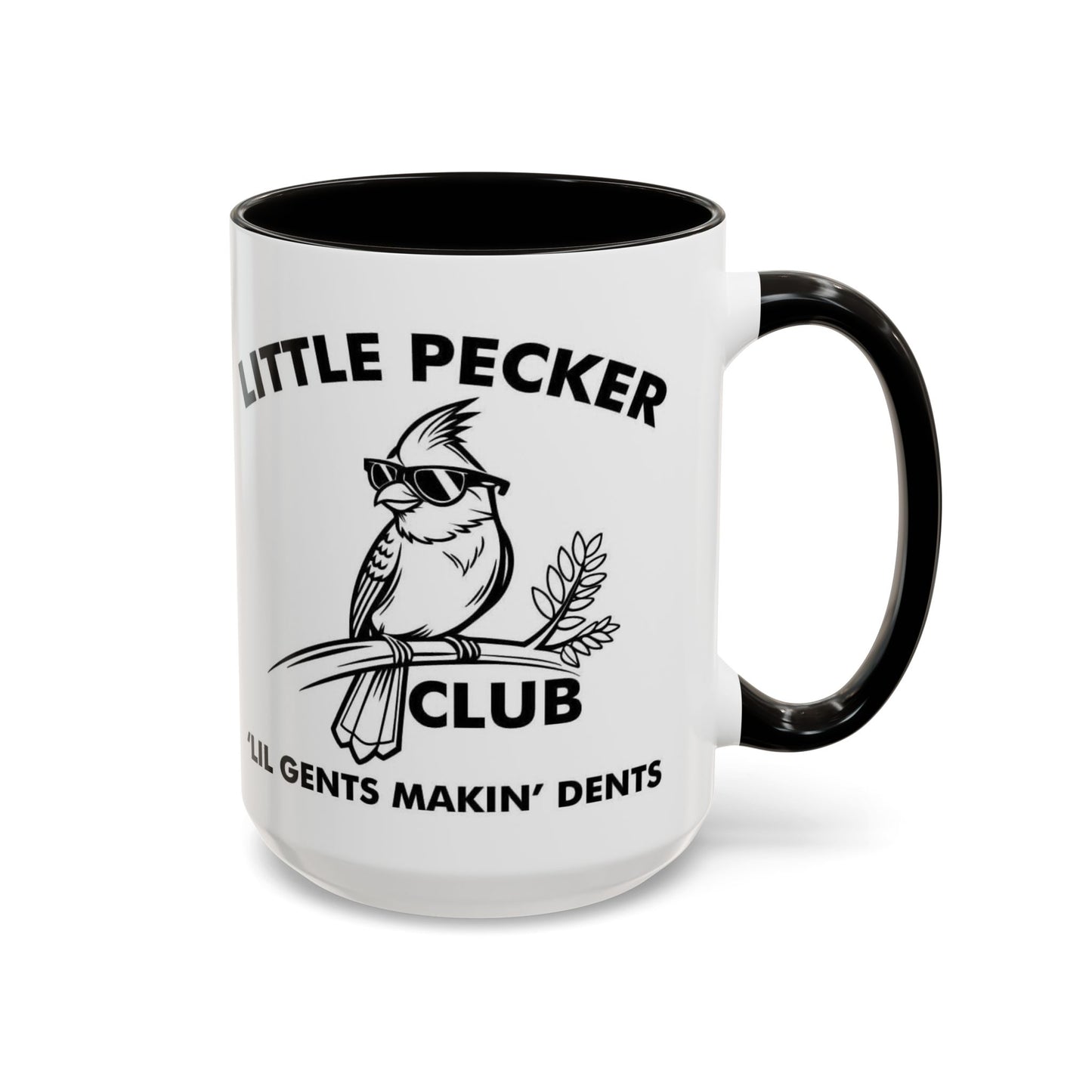 Funny 'Little Pecker Club' Coffee Mug — 11oz/15oz Ceramic Novelty Cup - Ramshackle Shack