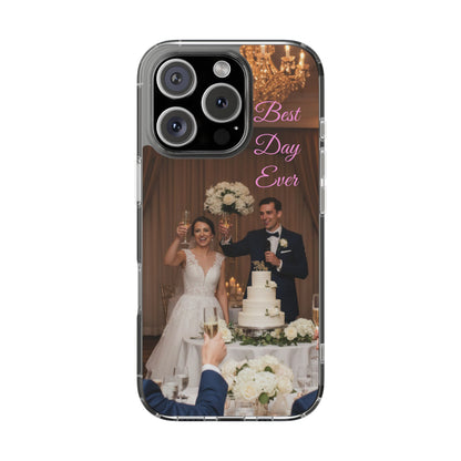 Personalized Clear Impact-Resistant Phone Case — Custom Photo & Message - Ramshackle Shack