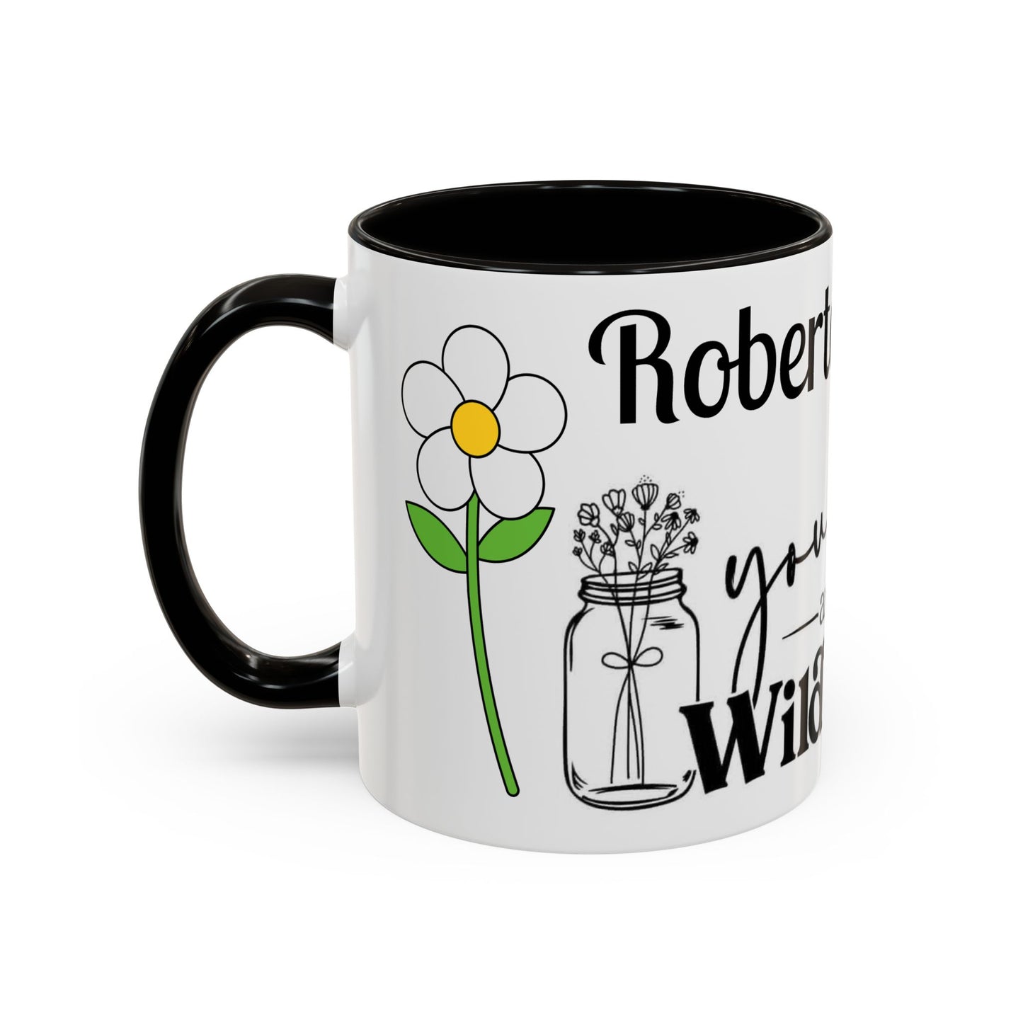 You Belong Among the Wildflowers Daisy Mug — Custom Name Colorful 11oz & 15oz - Ramshackle Shack