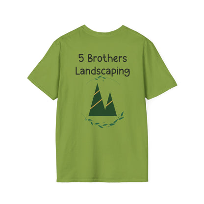Excavator A Little Dirt Never Hurt TShirt  Custom Business Name & Logo Back - Ramshackle Shack