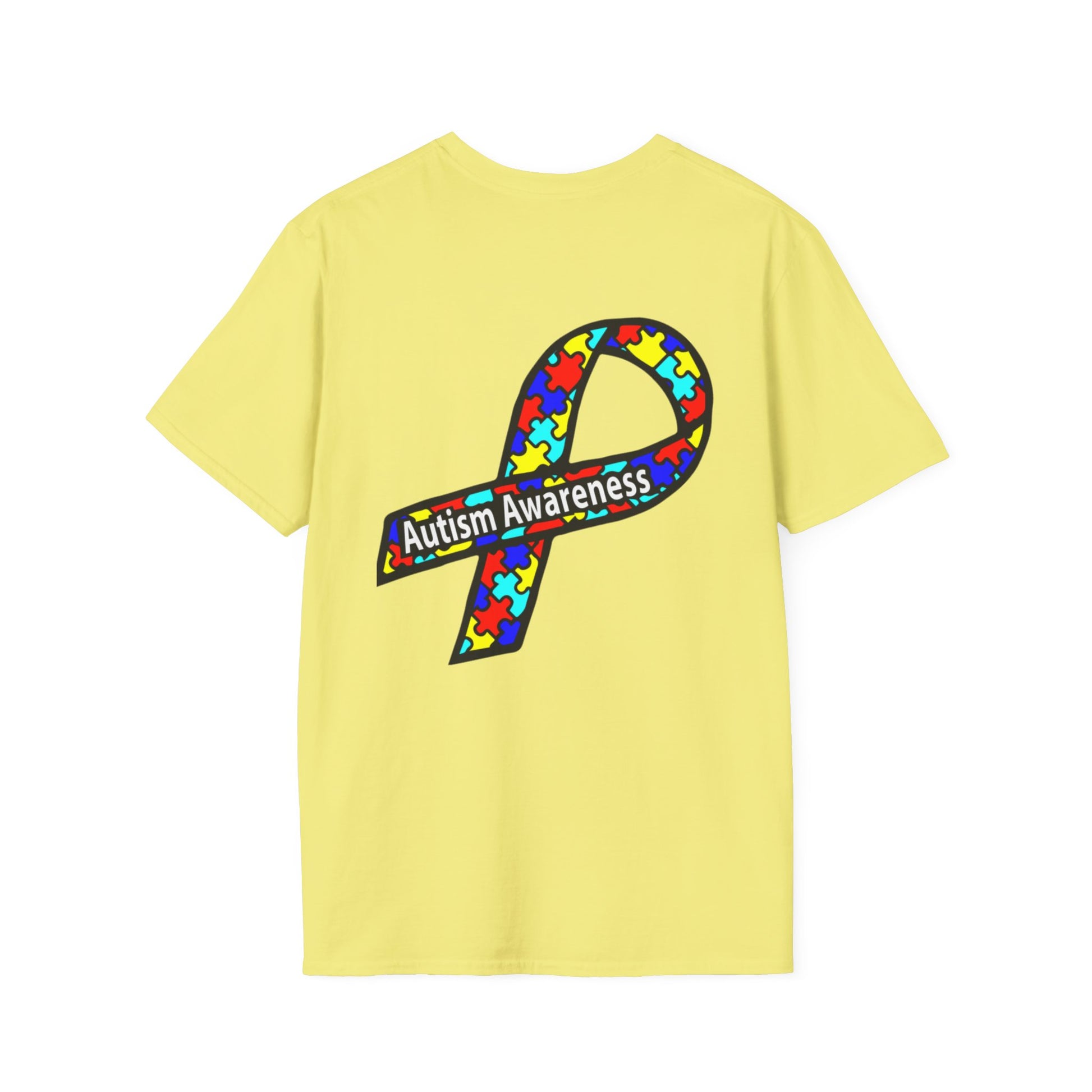 Autism Awareness T-Shirt — Live Love Accept Rainbow Puzzle Ribbon - Ramshackle Shack