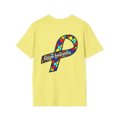 Autism Awareness T-Shirt — Live Love Accept Rainbow Puzzle Ribbon - Ramshackle Shack