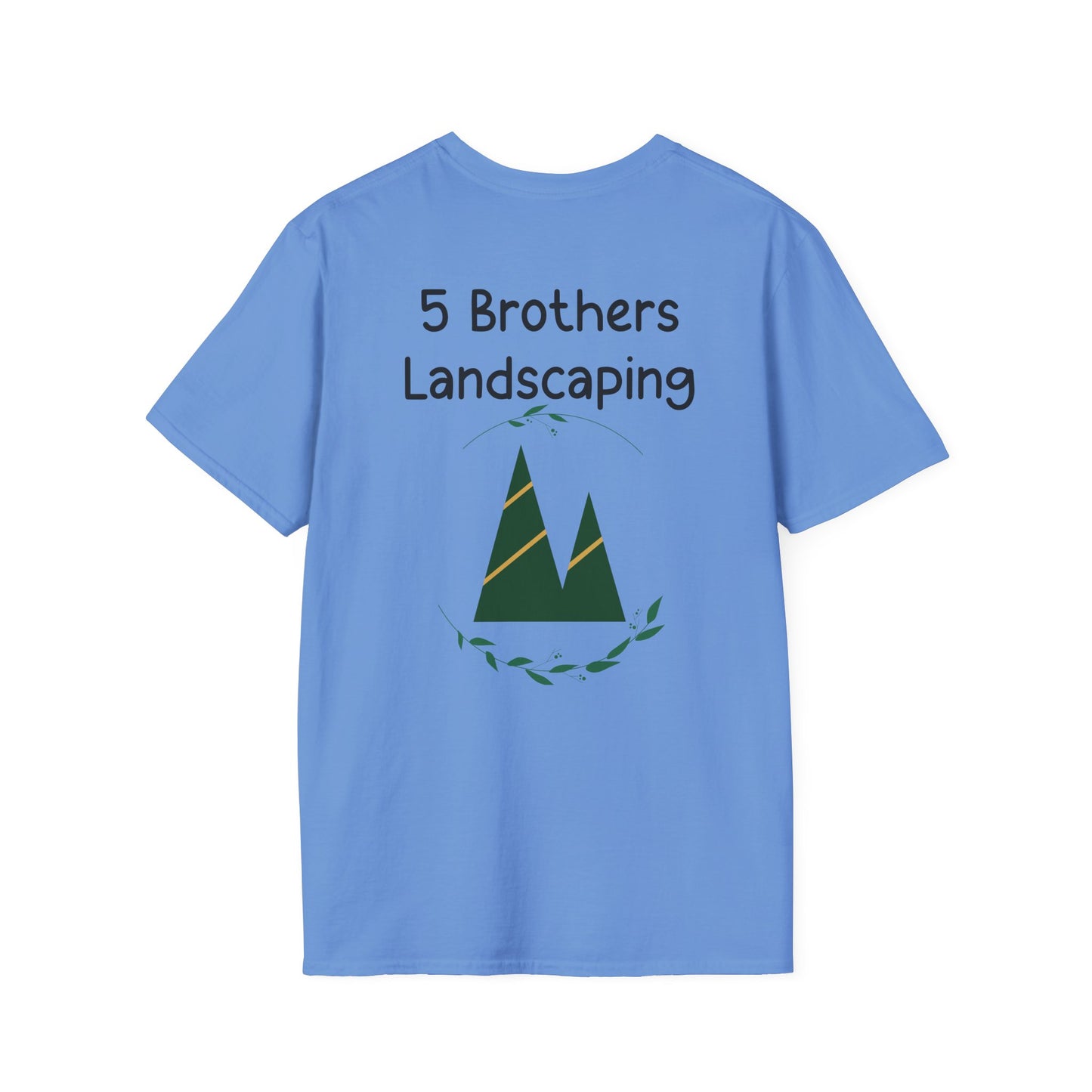 Excavator A Little Dirt Never Hurt TShirt  Custom Business Name & Logo Back - Ramshackle Shack