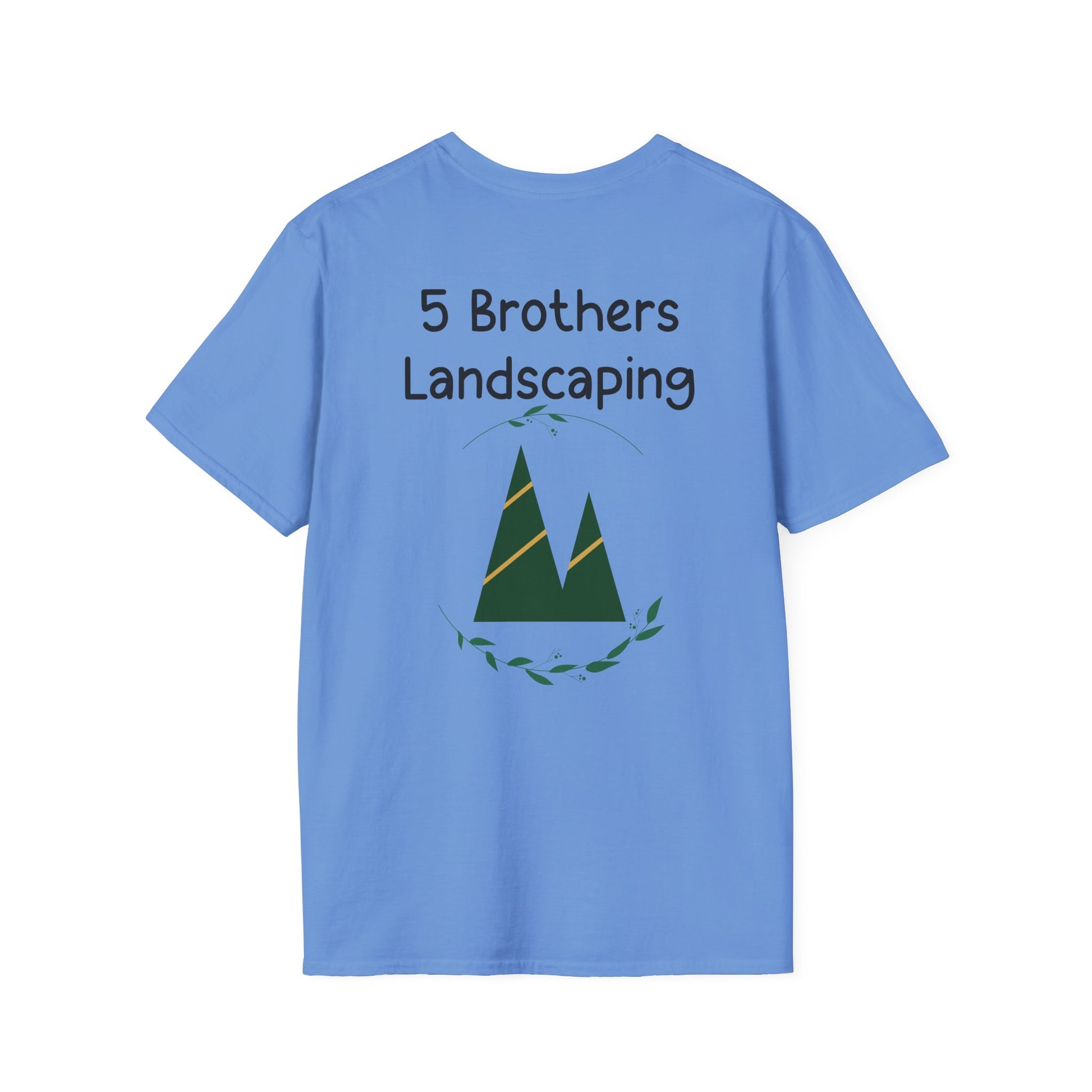 Excavator A Little Dirt Never Hurt TShirt  Custom Business Name & Logo Back - Ramshackle Shack