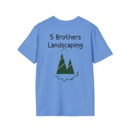 Excavator A Little Dirt Never Hurt TShirt  Custom Business Name & Logo Back - Ramshackle Shack