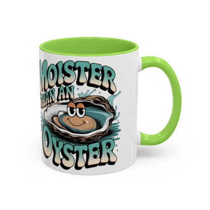 Moister Than An Oyster Coffee Mug — Funny Retro Oyster Seafood Gift (11oz, 15oz) - Ramshackle Shack