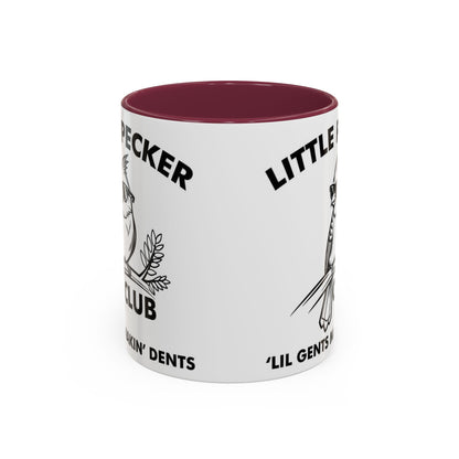 Funny 'Little Pecker Club' Coffee Mug — 11oz/15oz Ceramic Novelty Cup - Ramshackle Shack