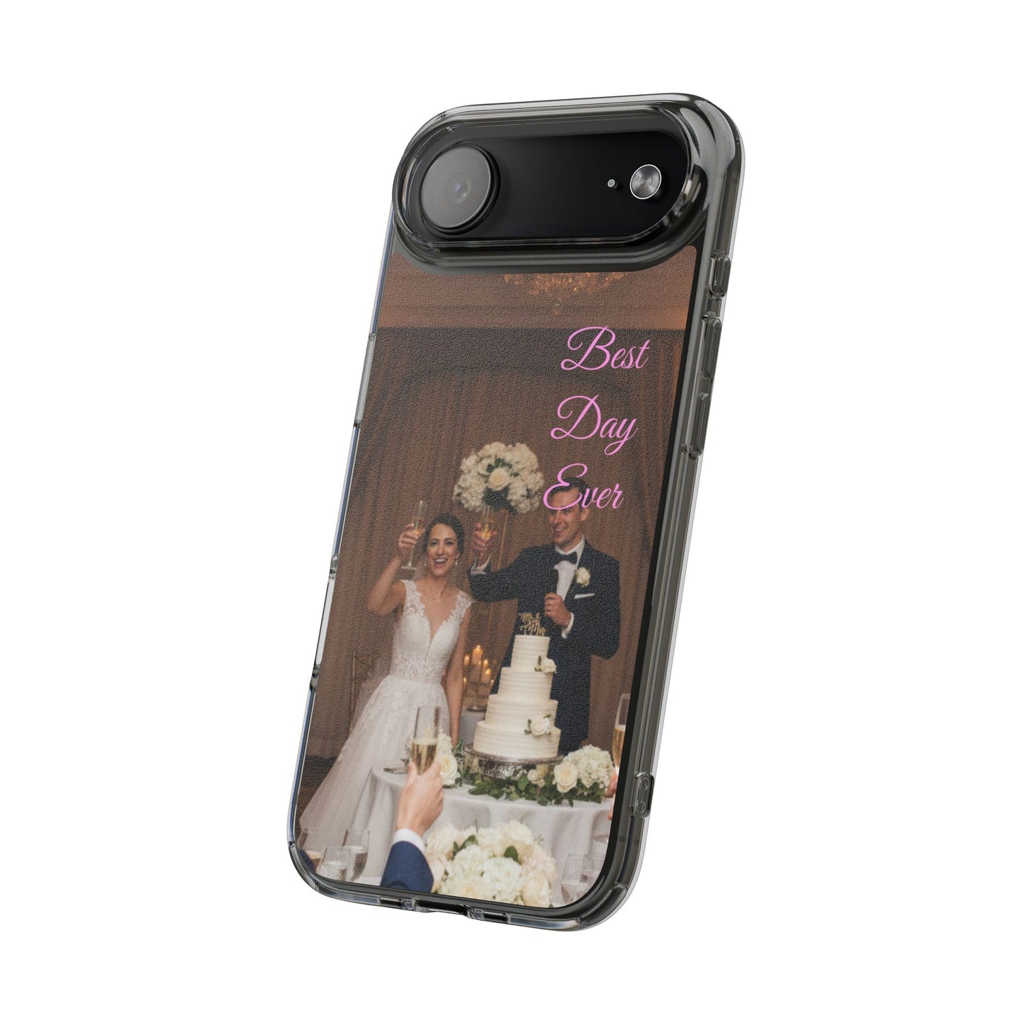 Personalized Clear Impact-Resistant Phone Case — Custom Photo & Message - Ramshackle Shack