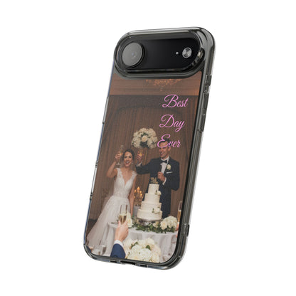 Personalized Clear Impact-Resistant Phone Case — Custom Photo & Message - Ramshackle Shack