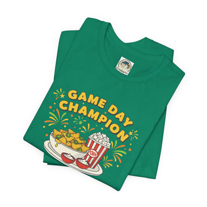Game Day Champion Tee | Super Bowl Party, Game Day Humor - Ramshackle Shack