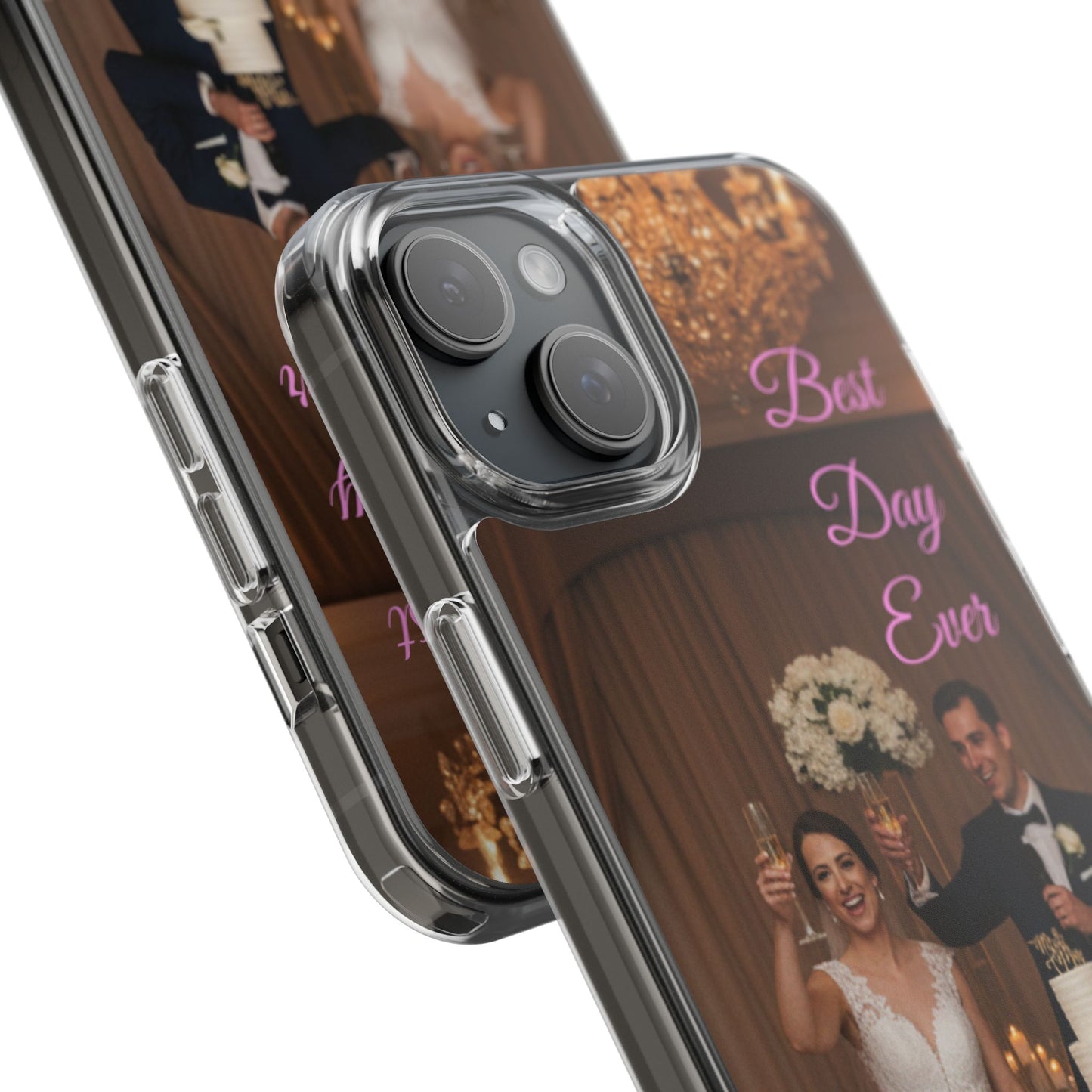 Personalized Clear Impact-Resistant Phone Case — Custom Photo & Message - Ramshackle Shack