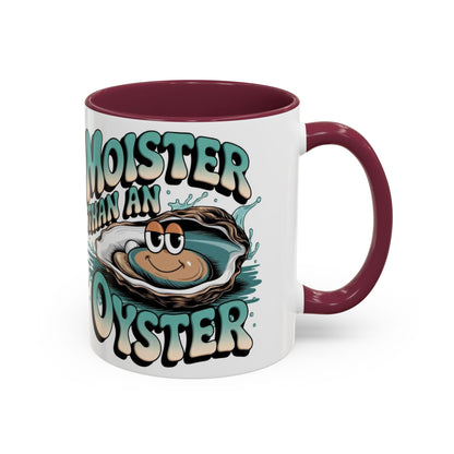 Moister Than An Oyster Coffee Mug — Funny Retro Oyster Seafood Gift (11oz, 15oz) - Ramshackle Shack