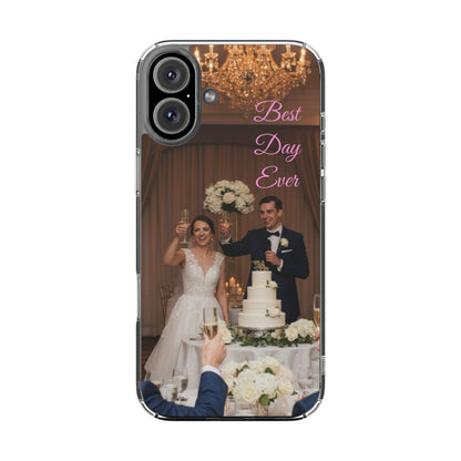 Personalized Clear Impact-Resistant Phone Case — Custom Photo & Message - Ramshackle Shack