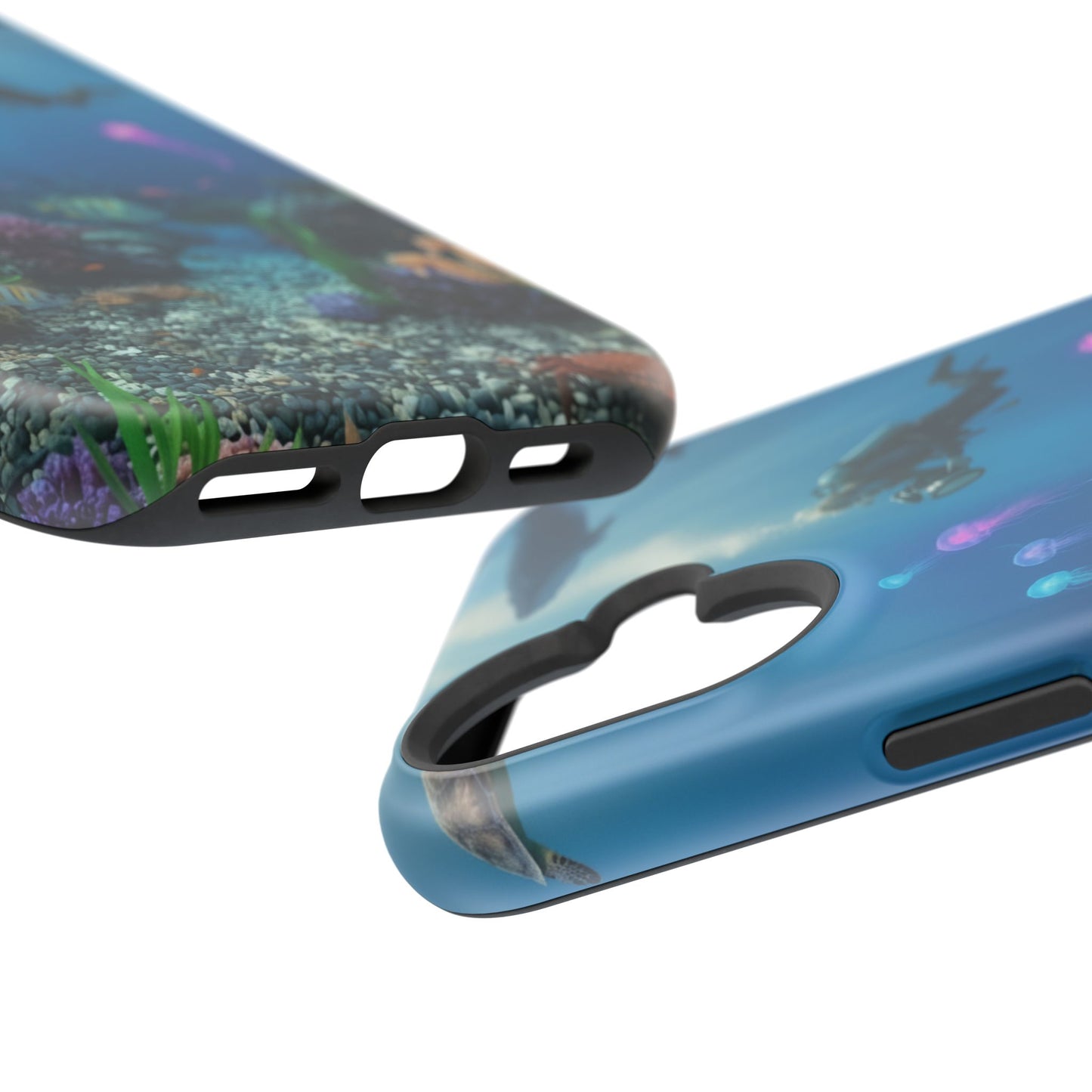 Underwater Diver Phone Case — Magnetic Impact‑Resistant Ocean Design