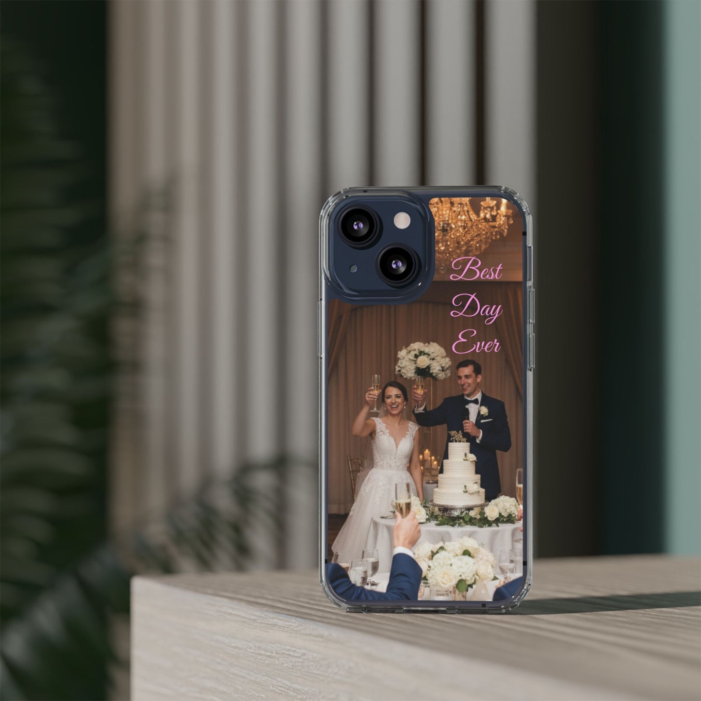 Personalized Clear Impact-Resistant Phone Case — Custom Photo & Message - Ramshackle Shack
