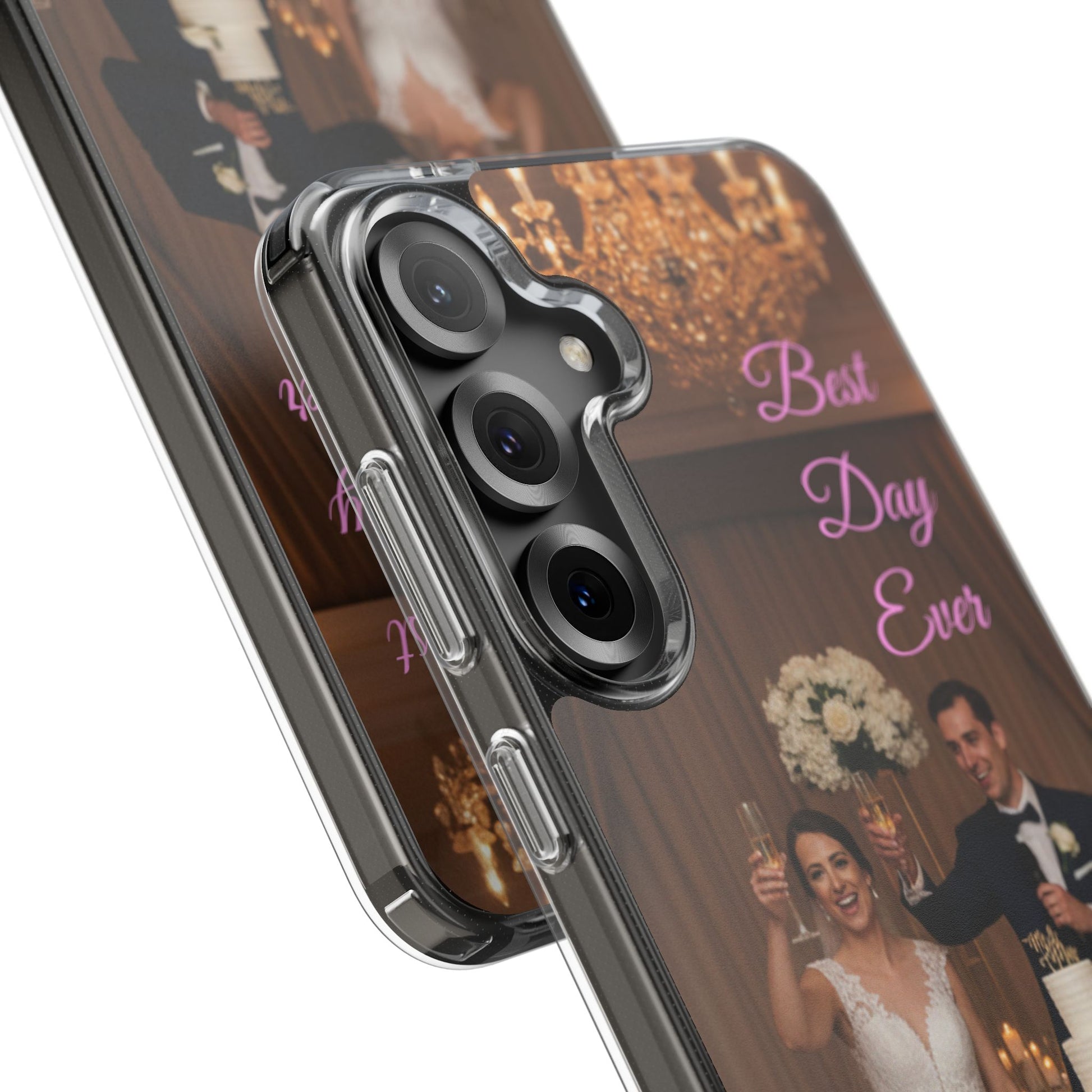 Personalized Clear Impact-Resistant Phone Case — Custom Photo & Message - Ramshackle Shack